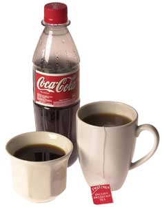 cola - kaffe - te